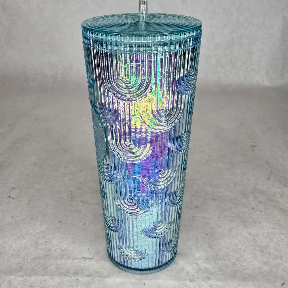 Starbucks Iridescent Mermaid Tumbler with Straw - Picture 3 of 8